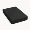 HappyBed Fitted Sheet | Cotton | Black