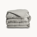HappyBed Duvet | Satin Silver Grey | Duvet for the whole year