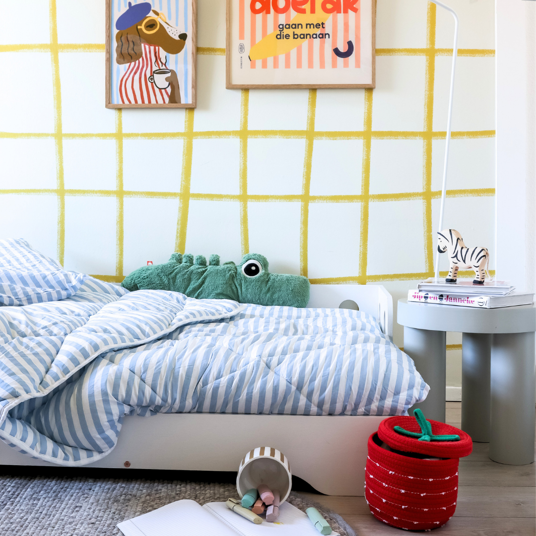 HappyBed Blue Stripes - Duvet for the whole year